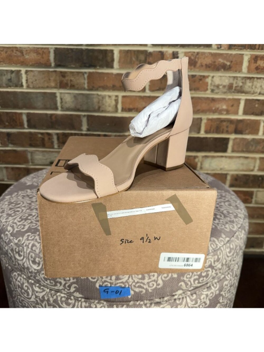 INC International Concepts Womens Heel Hadwin Open Toe Pink Bloom Size 9.5 W - Picture 6 of 6